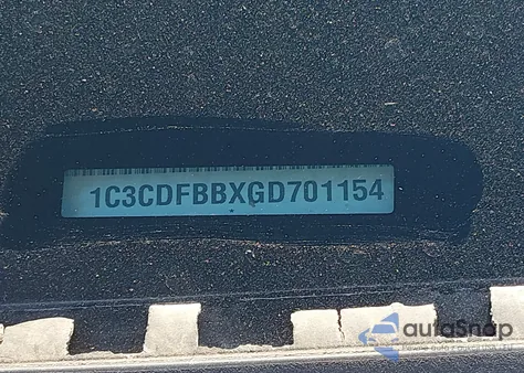 2016 Dodge Dart Sxt z USA, uszkodzony, nr VIN 1C3CDFBBXGD701154